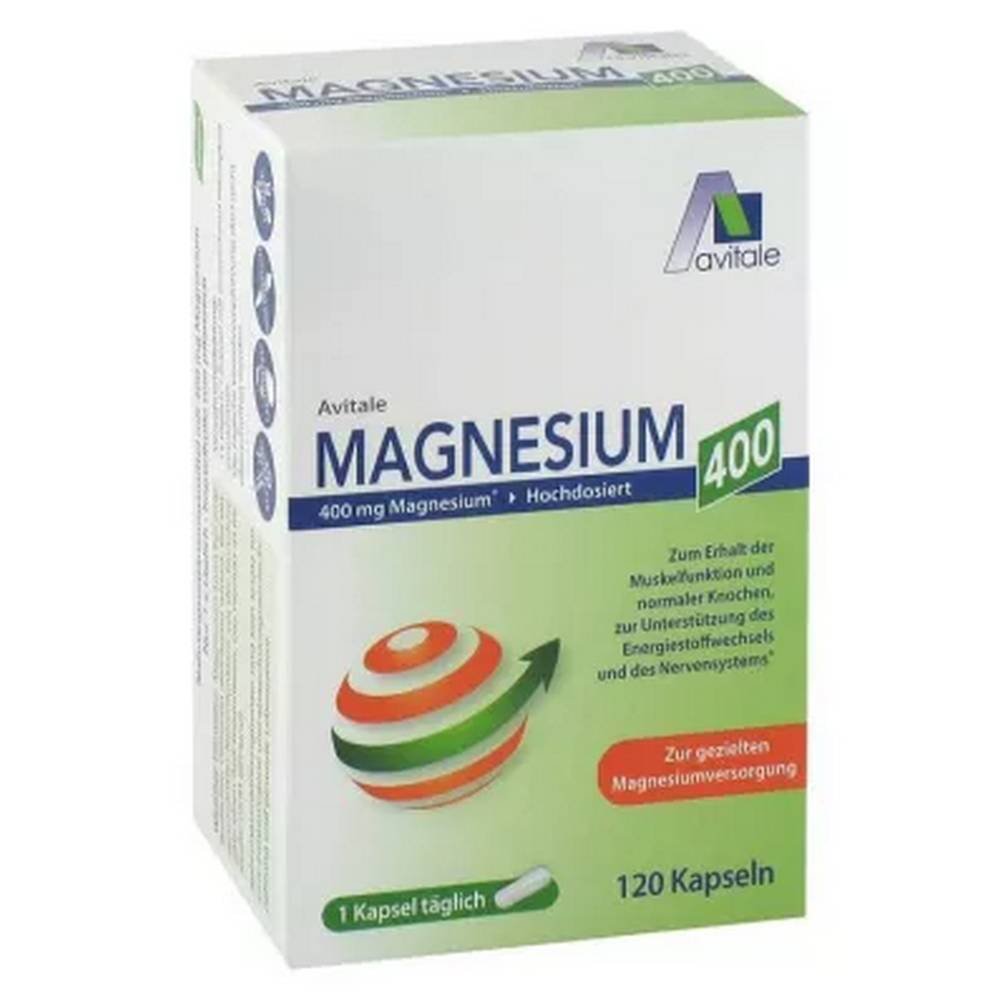 Magnesium 400 mg Capsules 120 Pieces
