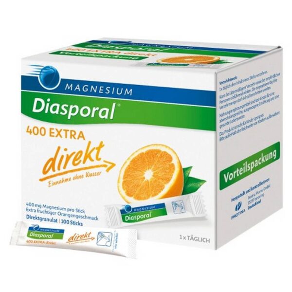 Magnesium Diasporal 400 Extra Direct Granules 100 pcs