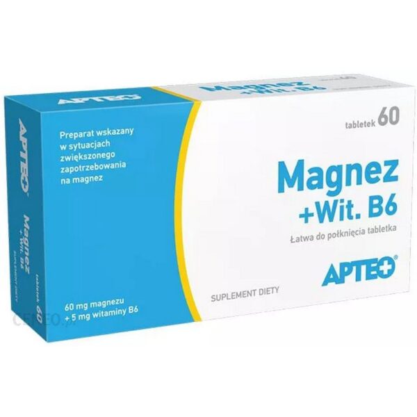 Magnesium + Vitamin B6 60 Tablets