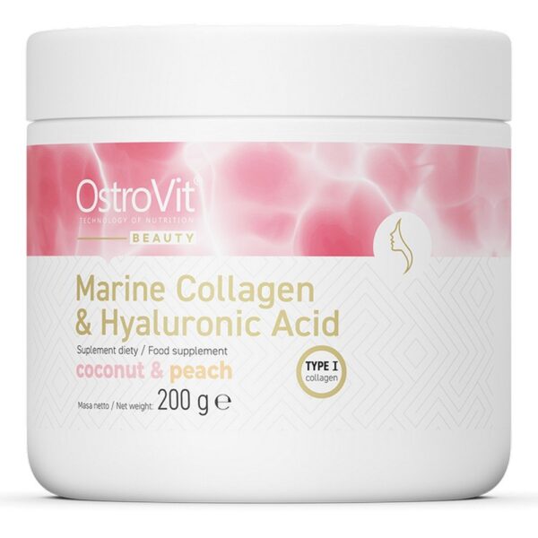 OstroVit Sea Collagen Hyaluronic Acid Vitamin C 200 g