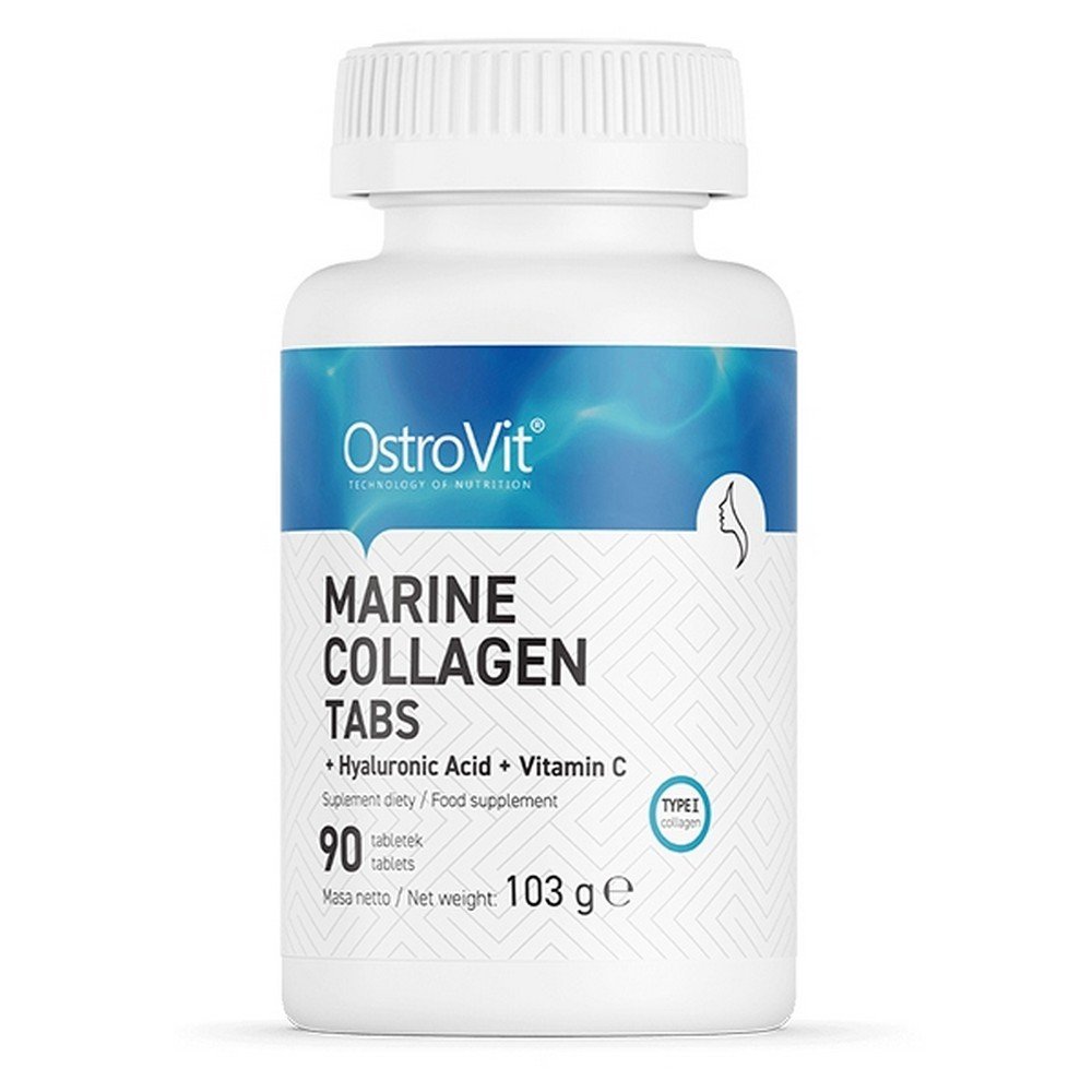 OstroVit Marine Collagen Hyaluronic Acid Vitamin C 90 Tablets