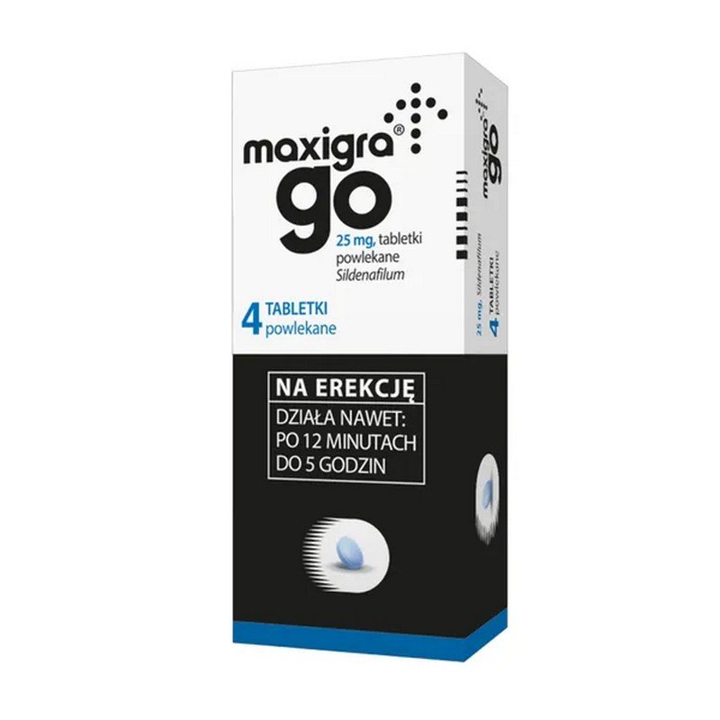 Maxigra Go 25 mg tablets 4 pcs