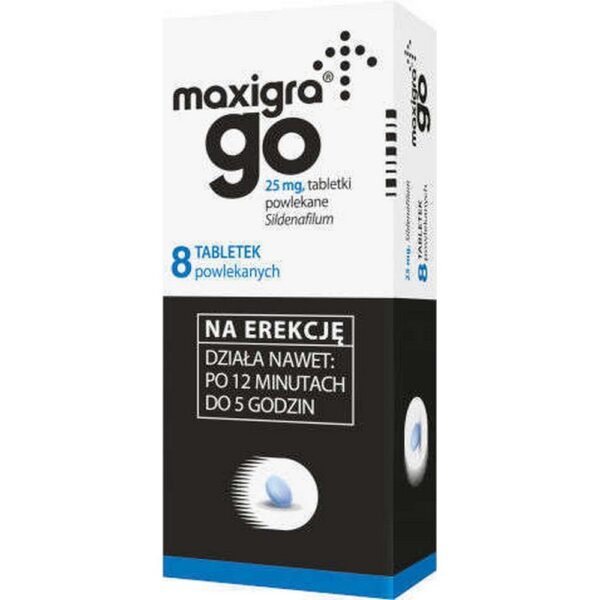 Maxigra Go 25mg Tablets 8 pcs