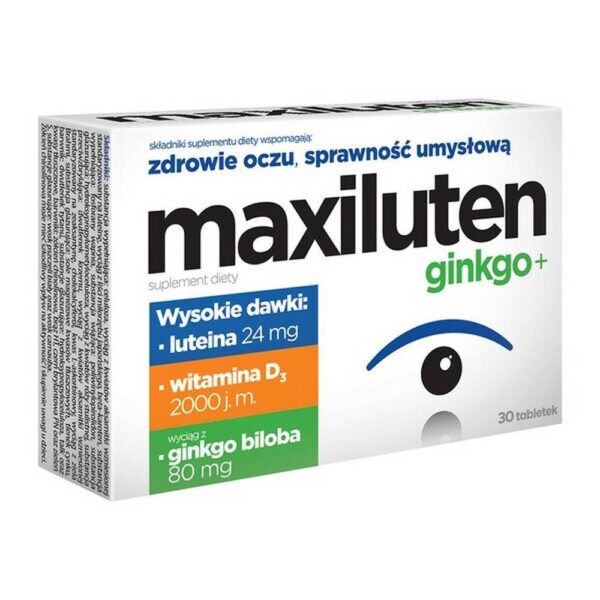 Maxiluten Ginkgo+ Tablets 30 pcs