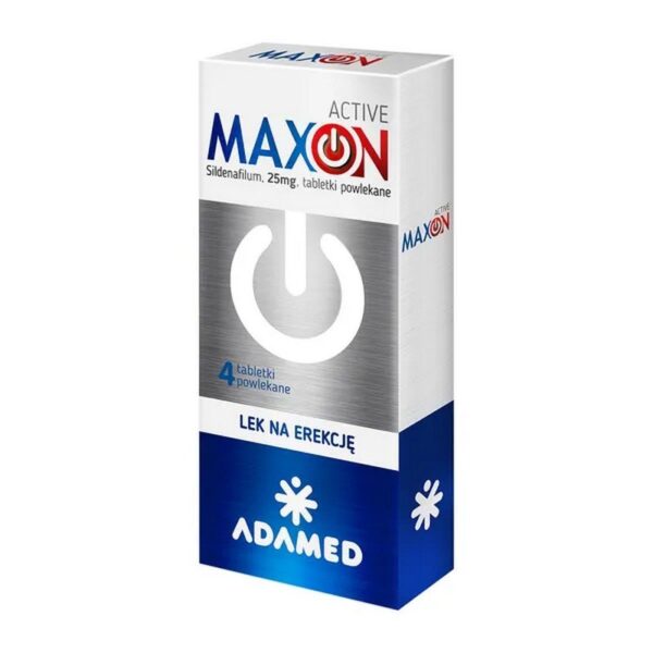 Maxon Active 25 mg coated tablets 4 pcs