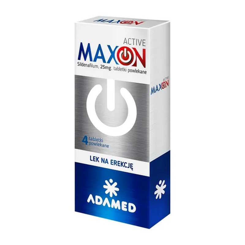 Maxon Active 25 mg coated tablets 4 pcs