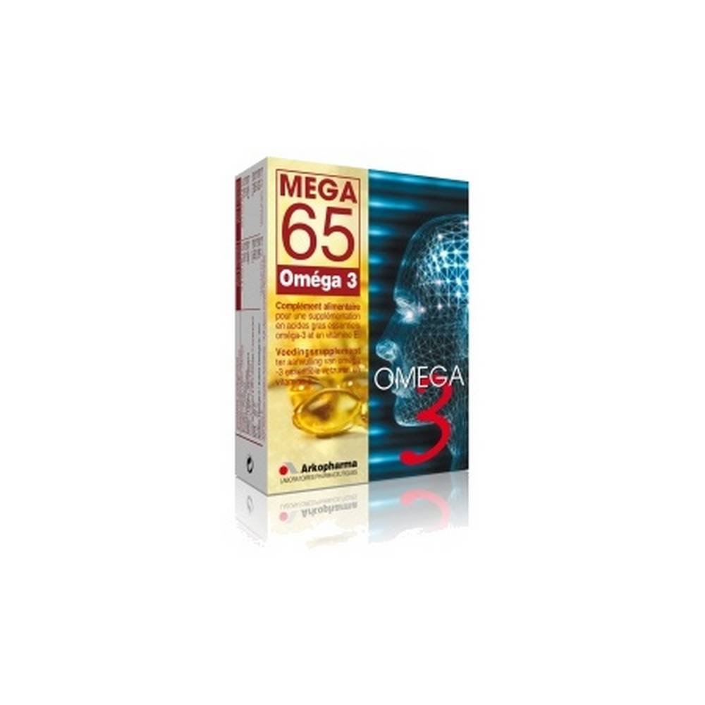Mega-65 Omega 3, 45 Capsules — Méga-65 Oméga 3