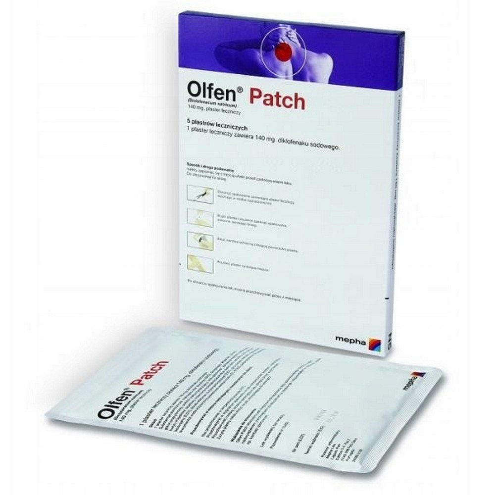 Mepha Olfen Patch medicinal patches 5 pieces