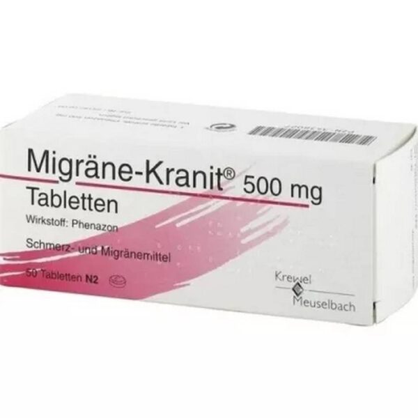 Migräne Kranit 500 mg Tablets (Migraine Kranit) 50 pcs