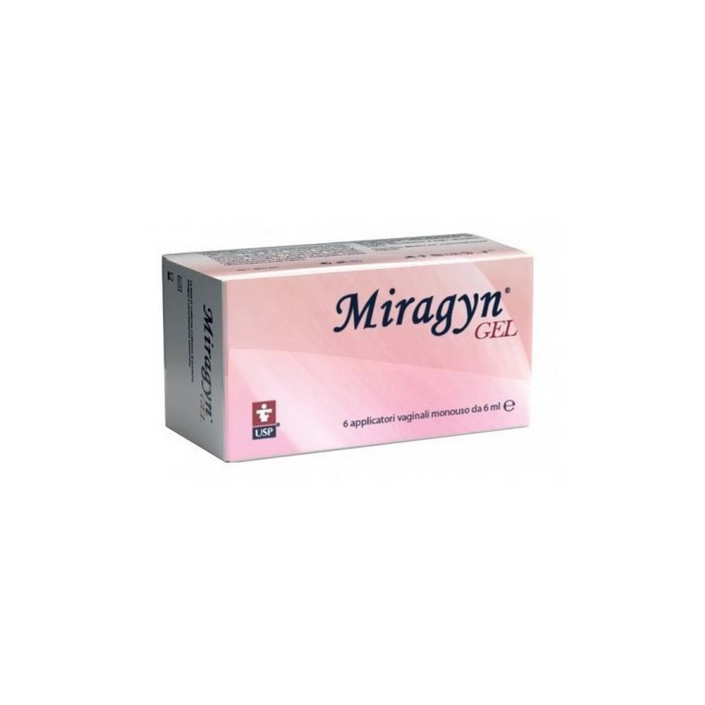 Miragyn Lenitive Vaginal Gel, 6 × 6 ml