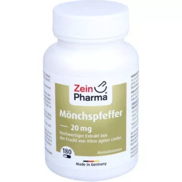 Monk Pepper 20 mg Capsules 180 Pieces