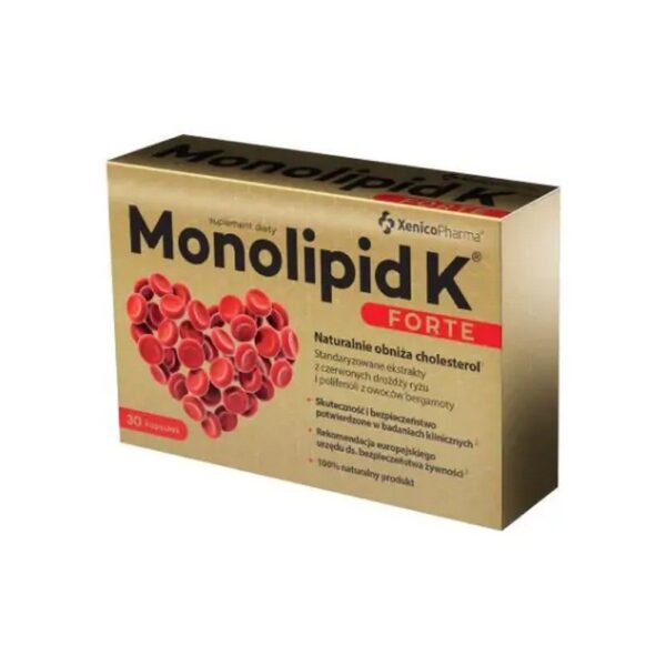 Monolipid K Forte for Cholesterol 30 Capsules