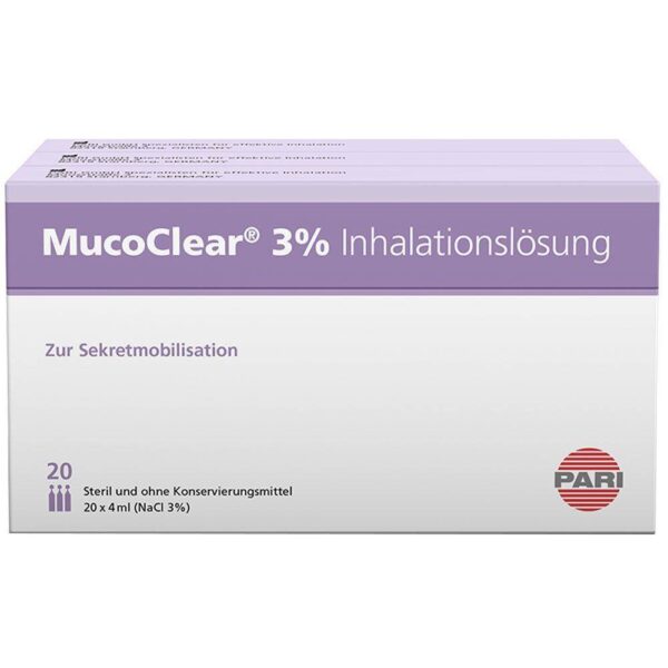 Mucoclear 3% NaCl Inhalation Solution 60 × 4 ml (Pari GmbH)