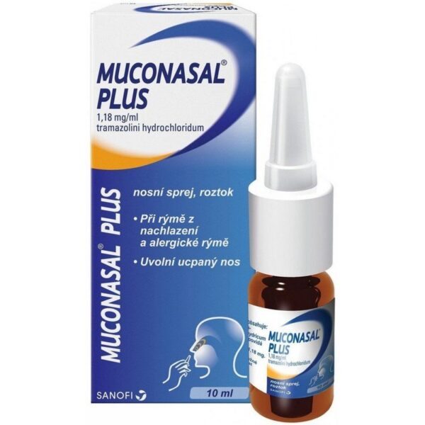 Muconasal Plus 1.18 mg/ml nasal spray 10 ml