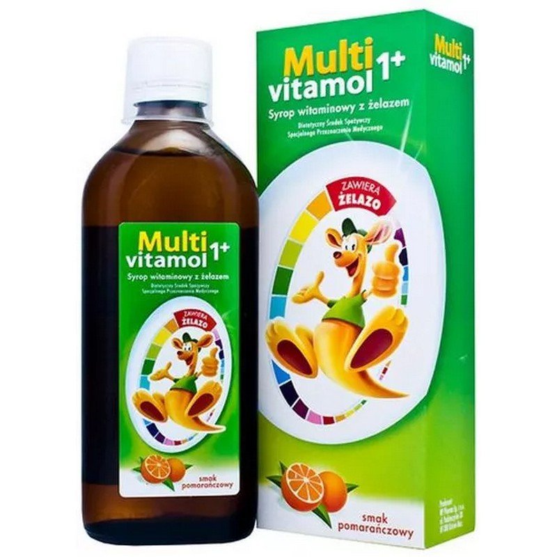 Multivitamol 1+ Vitamin Syrup with Iron 500 ml