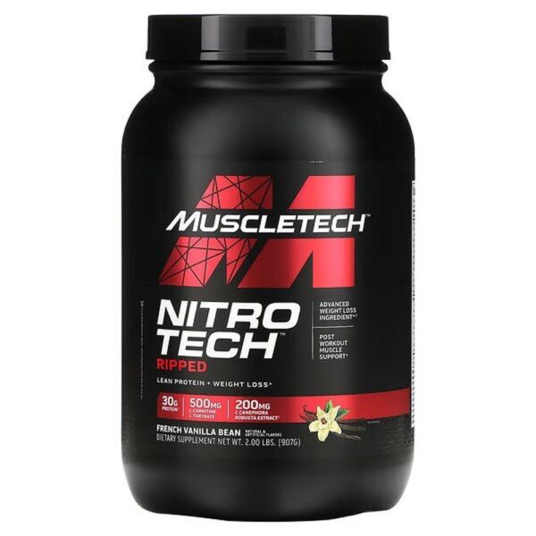 MuscleTech Nitro Tech Ripped Chocolate Fudge Brownie – 907 g