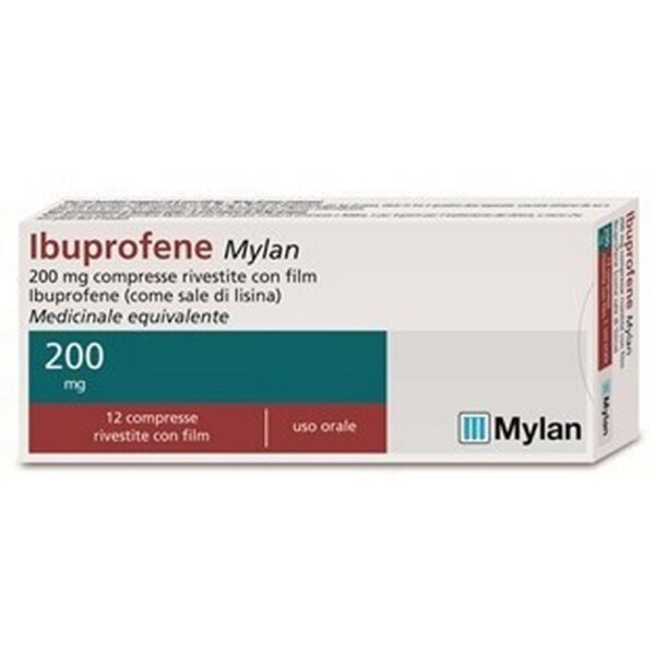 Mylan Ibuprofene 200mg Tabletten 12 Stück