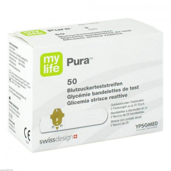 MyLife Pura Blood Glucose Test Strips 50 pcs