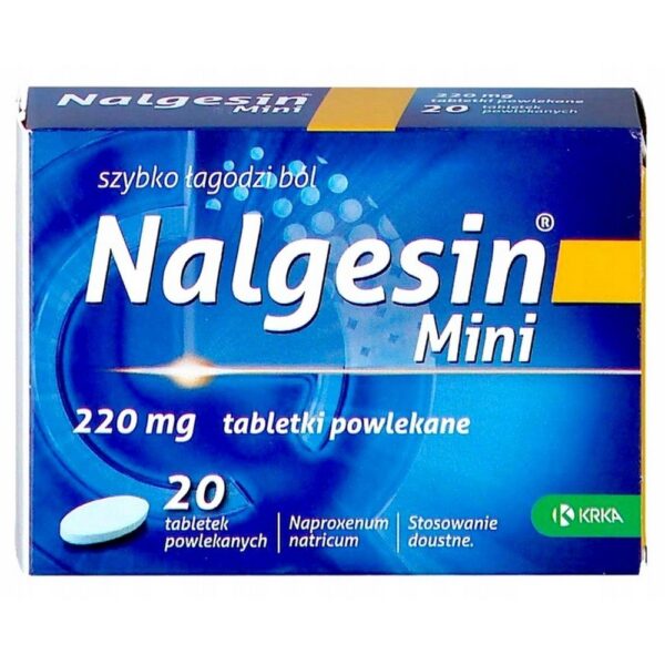 Nalgesin Mini, 220mg, 20 tablets