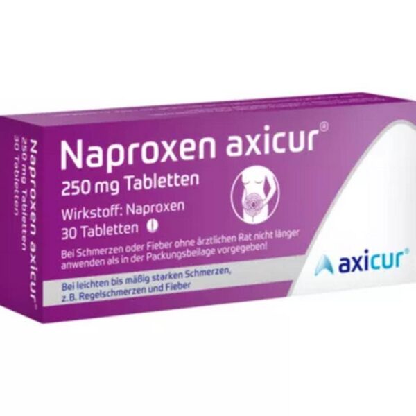 NAPROXEN Axicur 250 mg tablets — 30 pcs