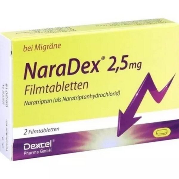 Naradex 2.5 mg Tablets (unspecified quantity)