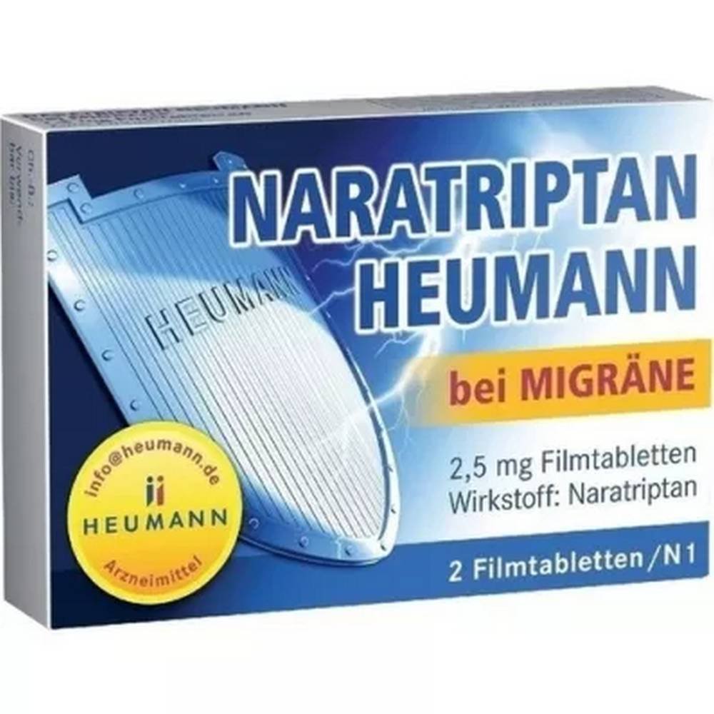 Naratriptan Heumann at Migraine 2.5 mg Tablets pcs