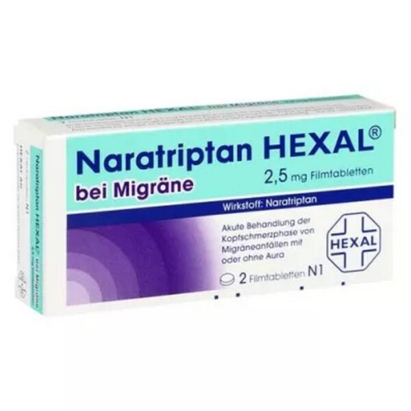 Naratriptan Hexal 2.5 mg Tablets pcs