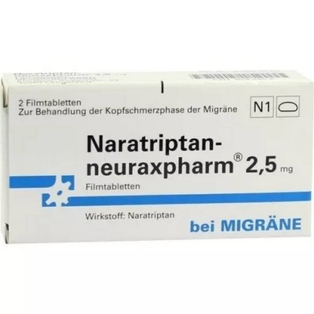 Naratriptan-Neuraxpharm 2.5 mg Tablets pcs
