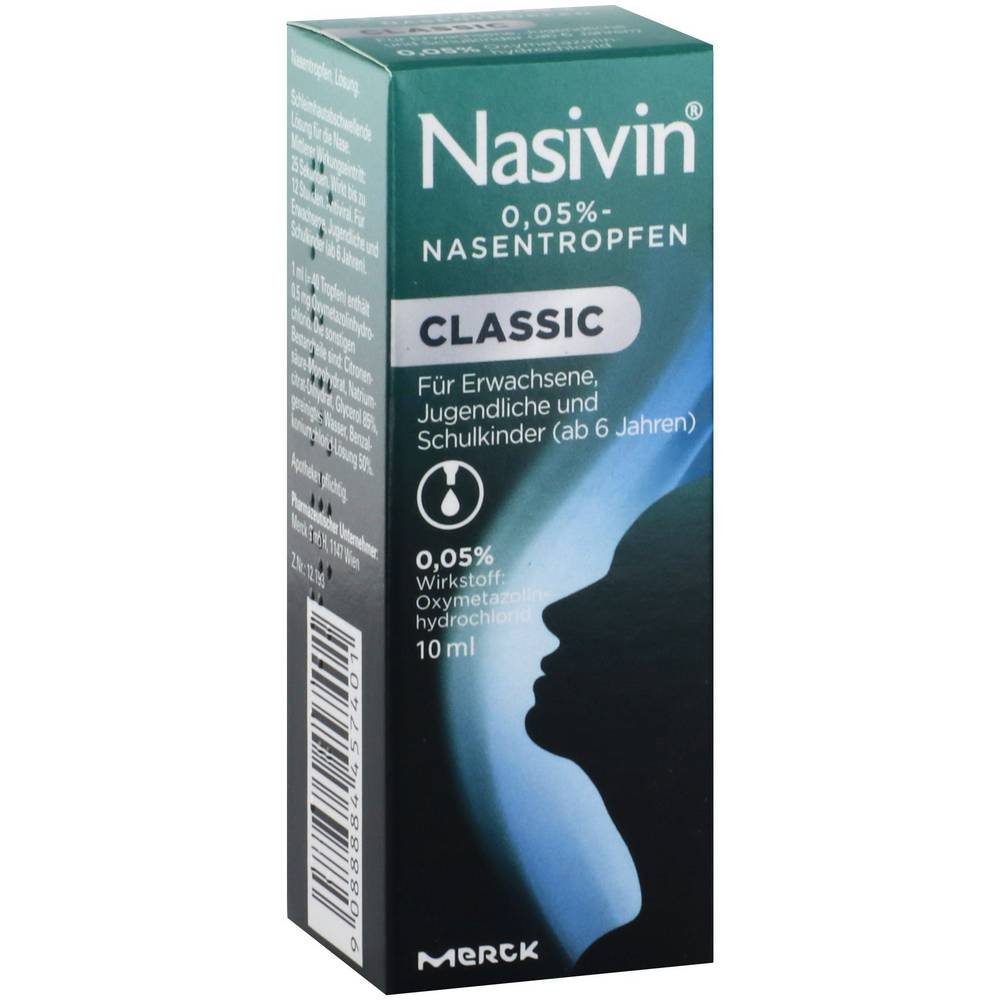Nasivin Classic 0.05% Nasentropfen 10ml