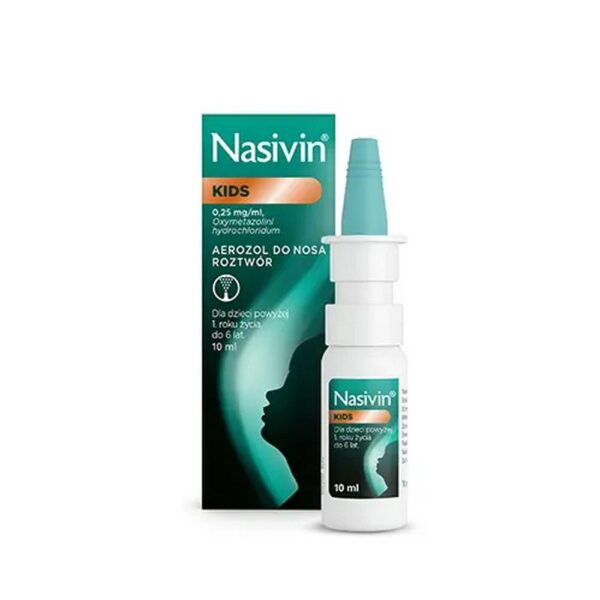 Nasivin Kids 0.025% nasal spray 10 ml