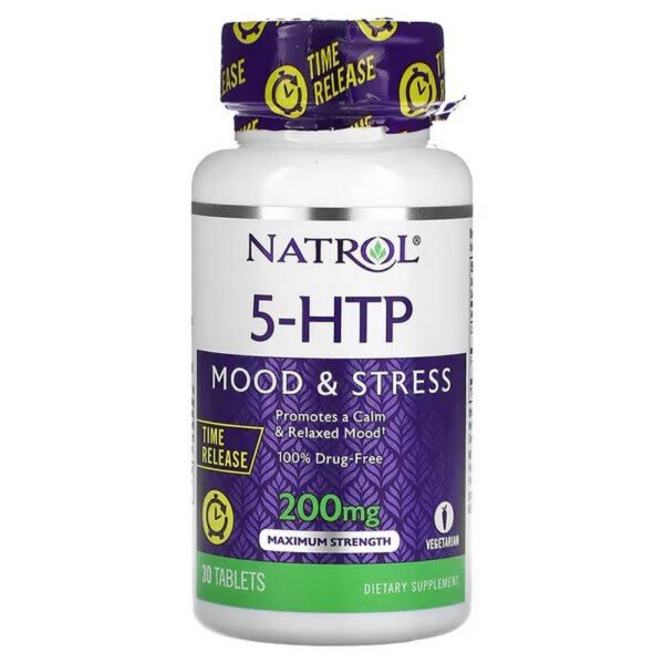 Natrol 5-HTP Time Release – 200 mg – 30 tabs