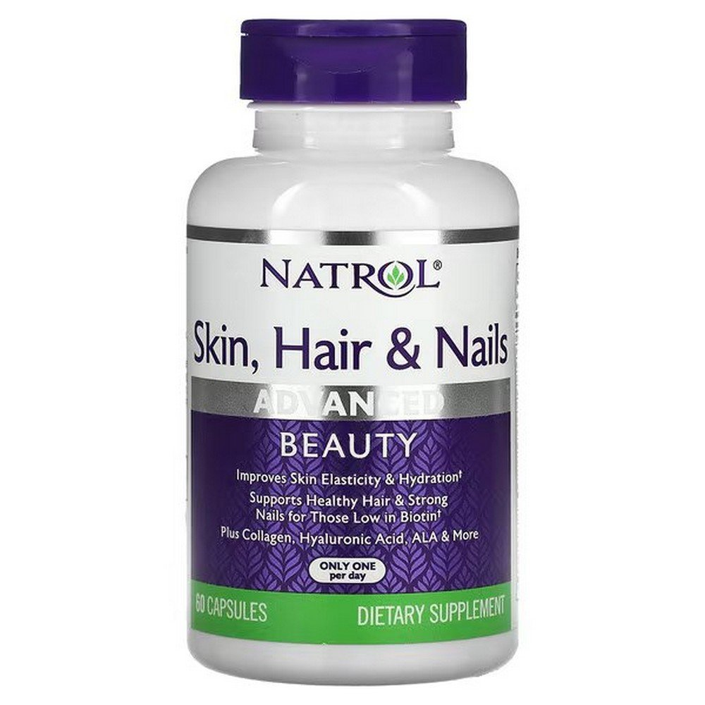 Natrol Skin, Hair & Nails – Advanced Beauty, 60 Capsules