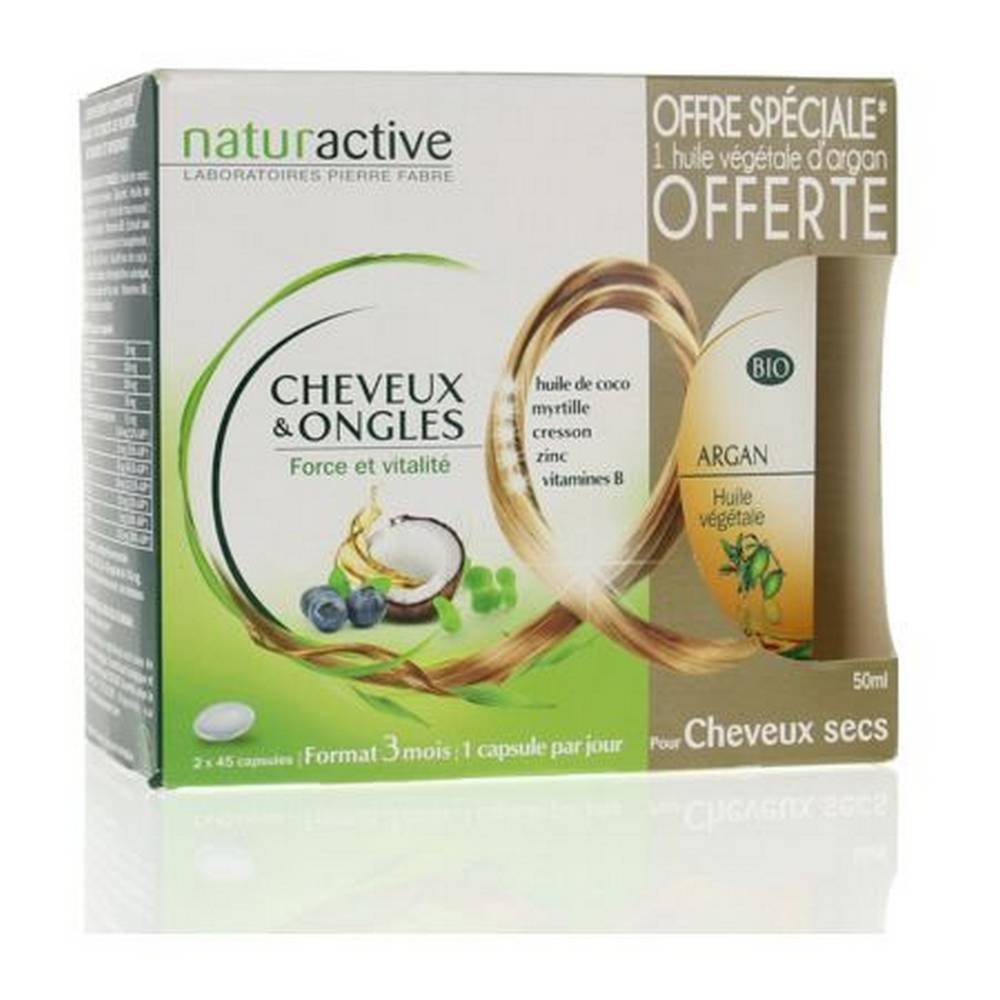 Naturactive Hair & Nails 45 Capsules / 50 ml