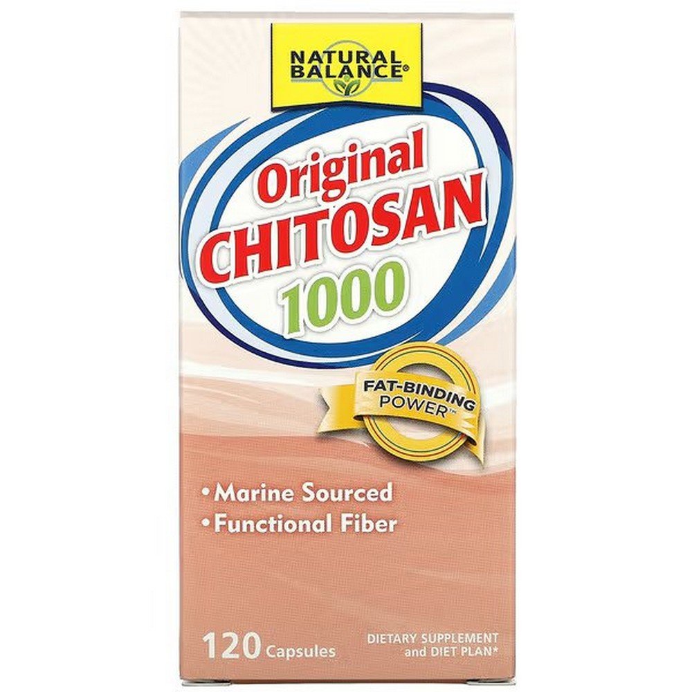 Natural Balance Original Chitosan – 1000 mg, 120 Capsules