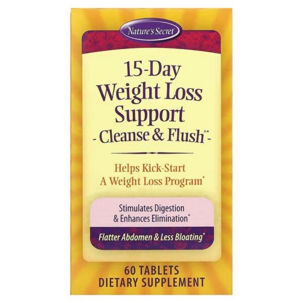 Nature’s Secret 15 Day Detox & Cleanse – 60 Tablets