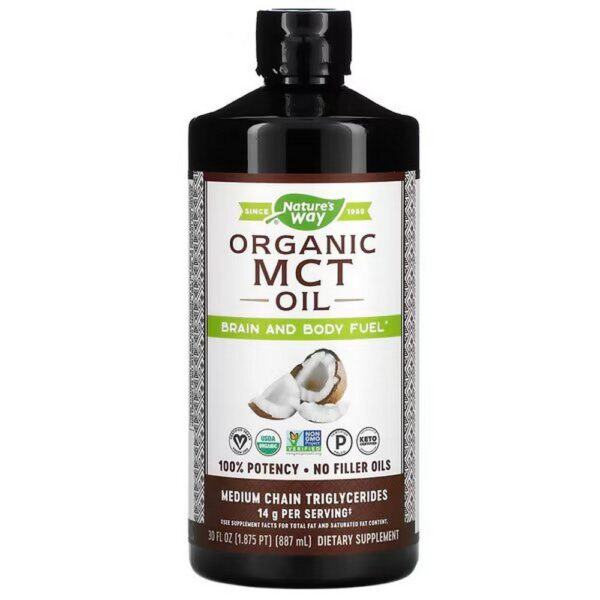 Nature’s Way Organic MCT Oil – 887 ml