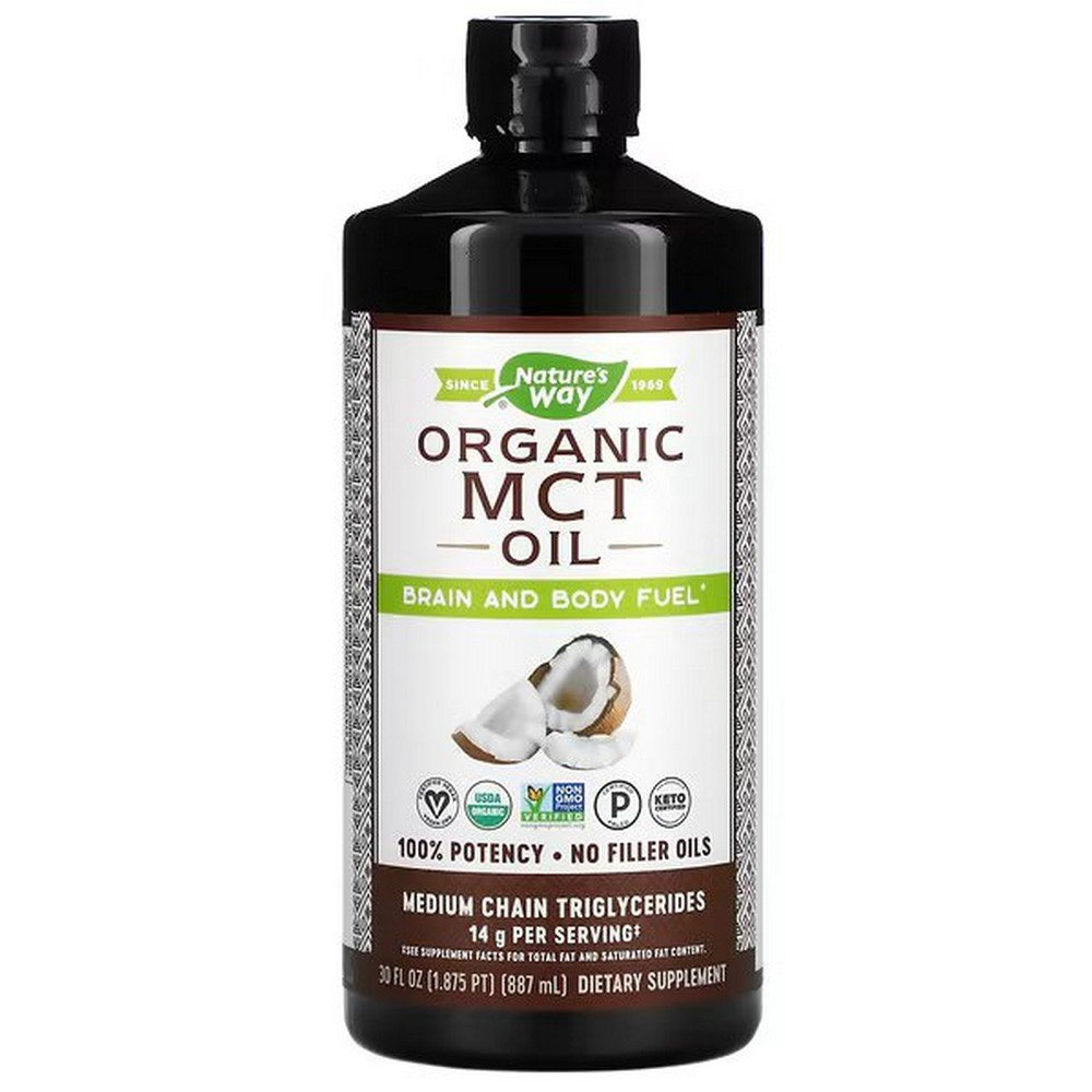 Nature’s Way Organic MCT Oil – 887 ml