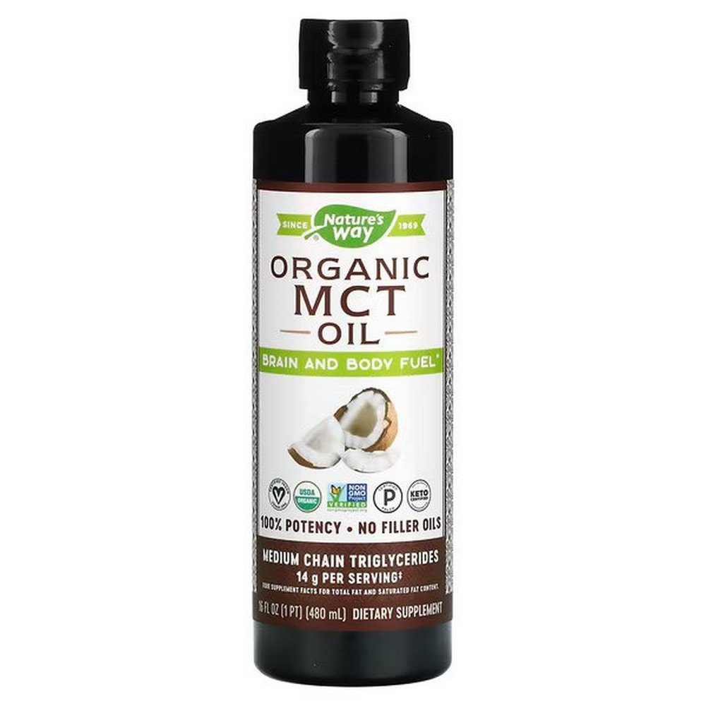Nature’s Way Organic MCT Oil – 480 ml