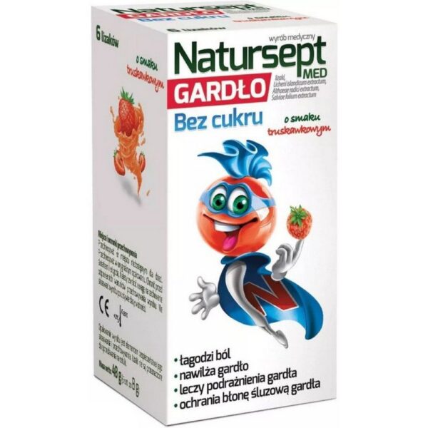Natursept Honey Throat Lozenges Sugar-Free 6 pcs