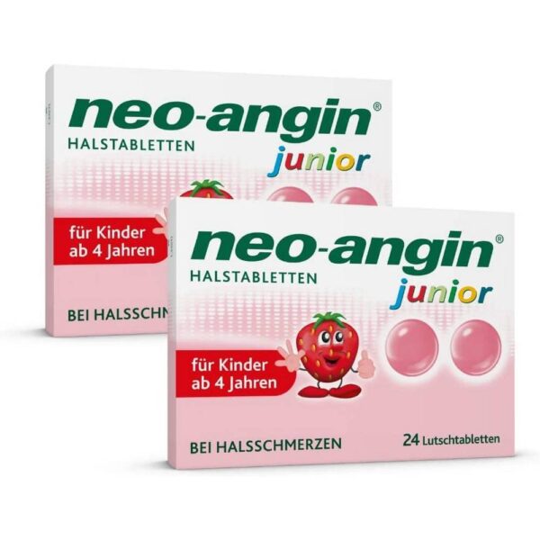NEO-ANGIN junior throat tablets, 24 pcs