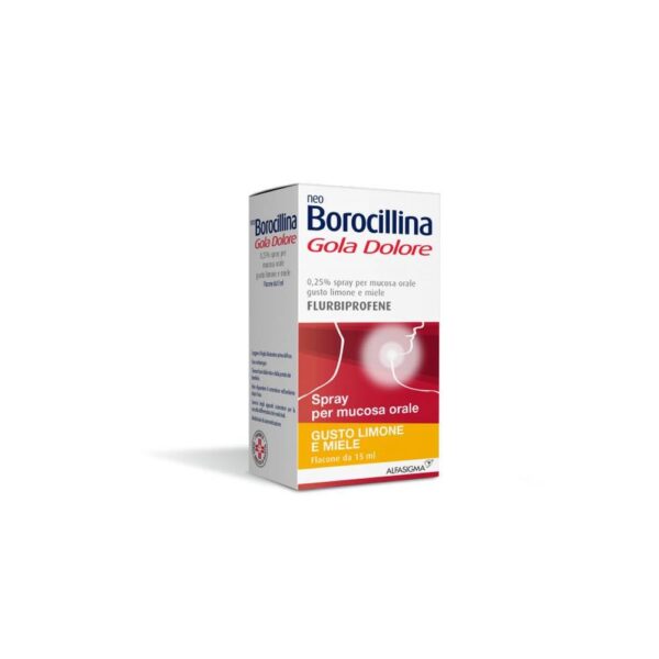 Neoborocillina Gola e Dolore Spray Zitrone & Honig 15ml