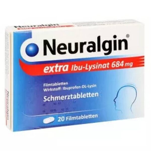 NEURALGIN Extra IBU-Lysinate — 20 pcs