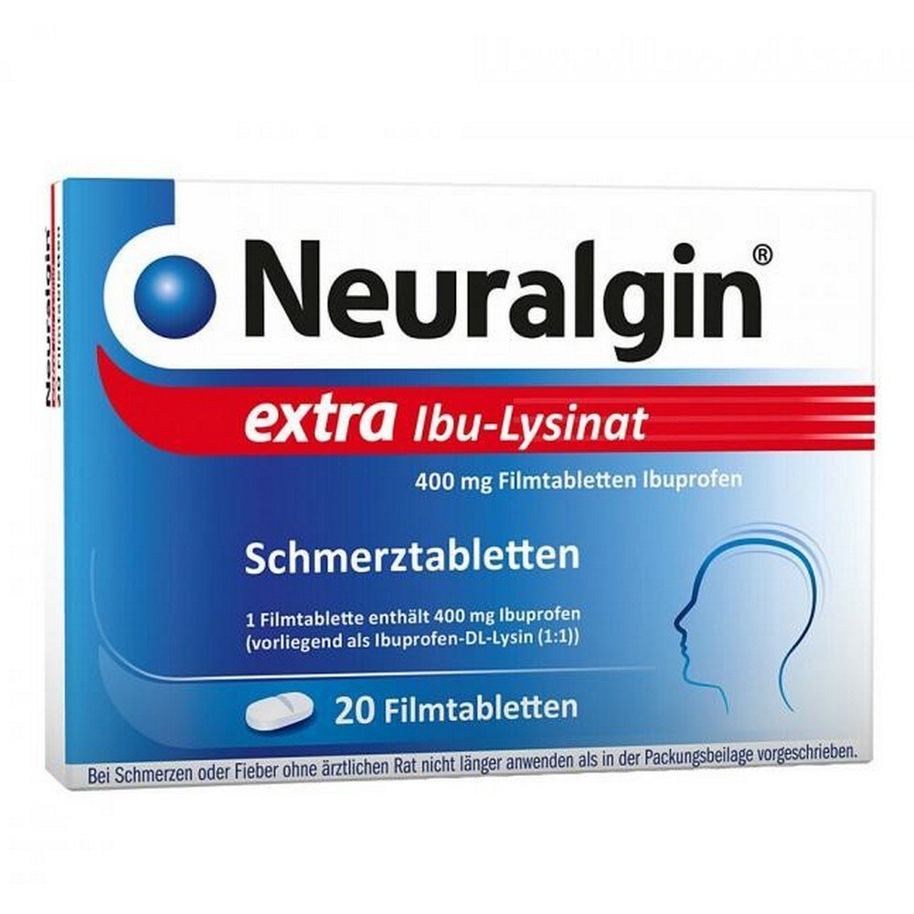 Neuralgin Extra Ibu-Lysinate Film-Coated Tablets 20 pcs