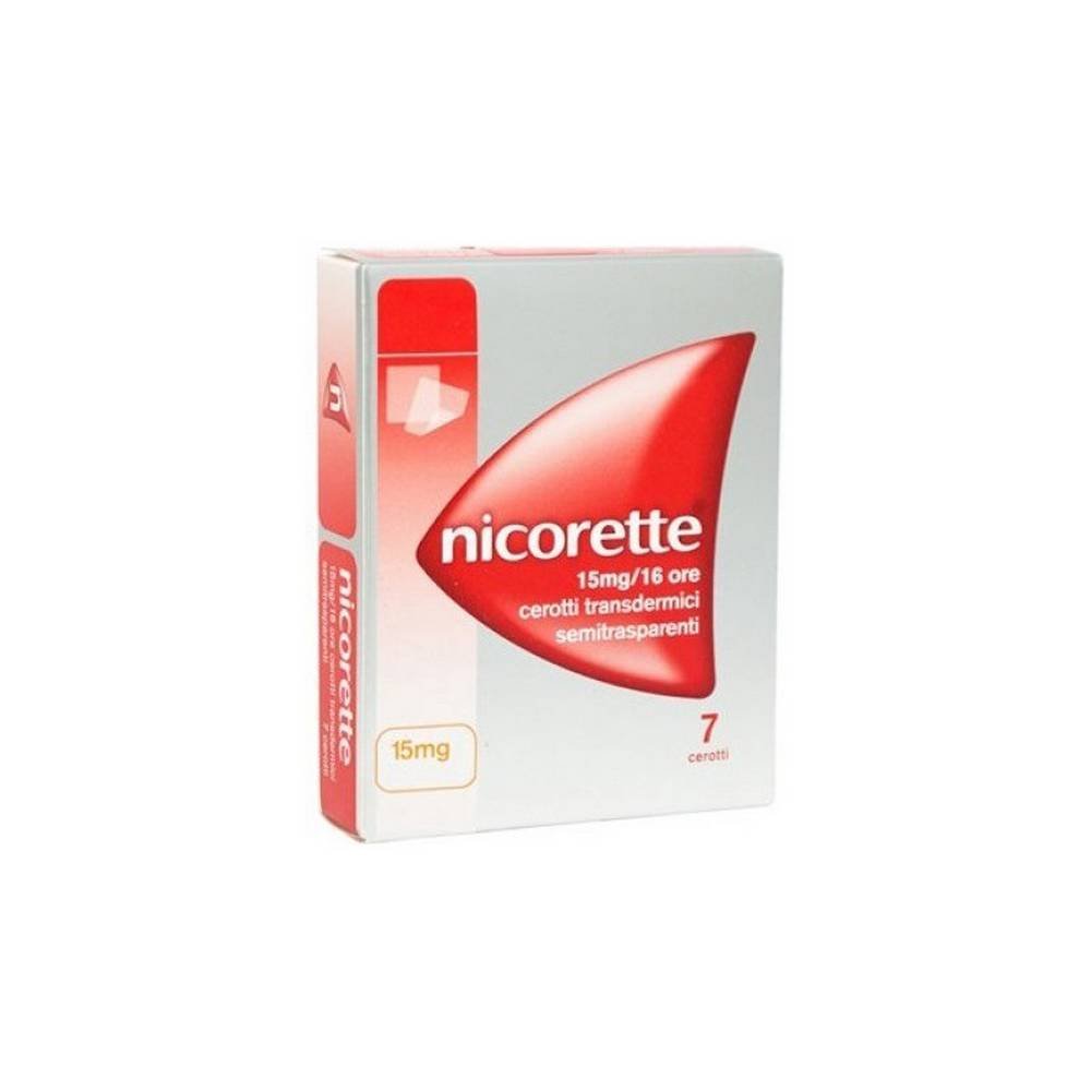 Nicorette 15 mg / 16h Transdermal Patches (Quit Smoking) — 7 pcs