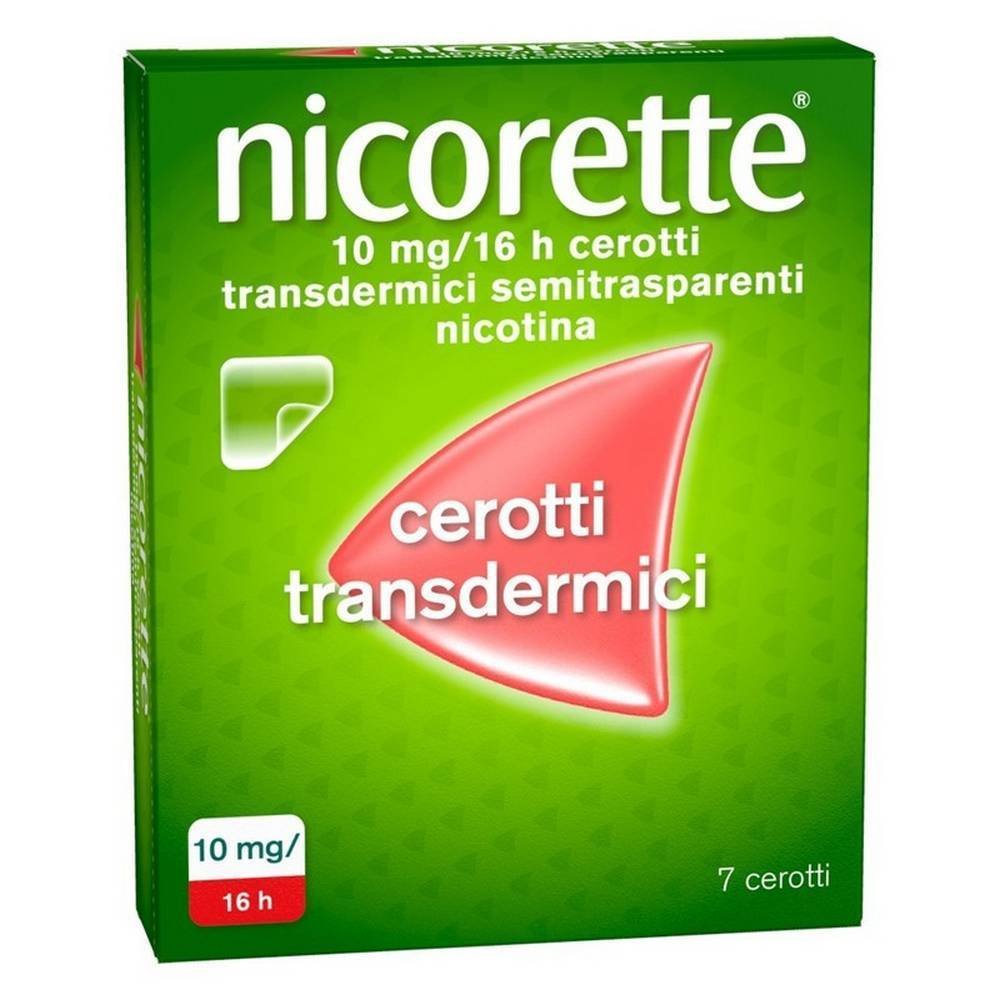Nicorette 7 Semi-Transparent Transdermal Patches 10 mg / 16h — 7 pcs