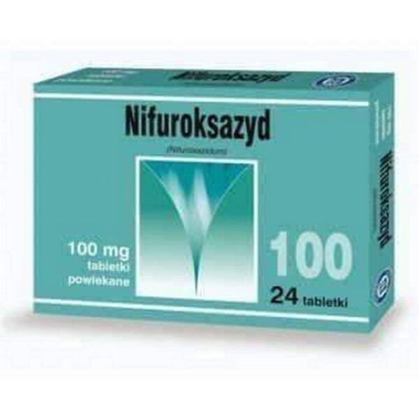 Nifuroxazide Hasco 100 mg Film-Coated Tablets 24 pcs