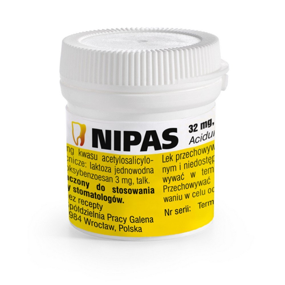 Nipas 0.032 g tablets 50 pcs