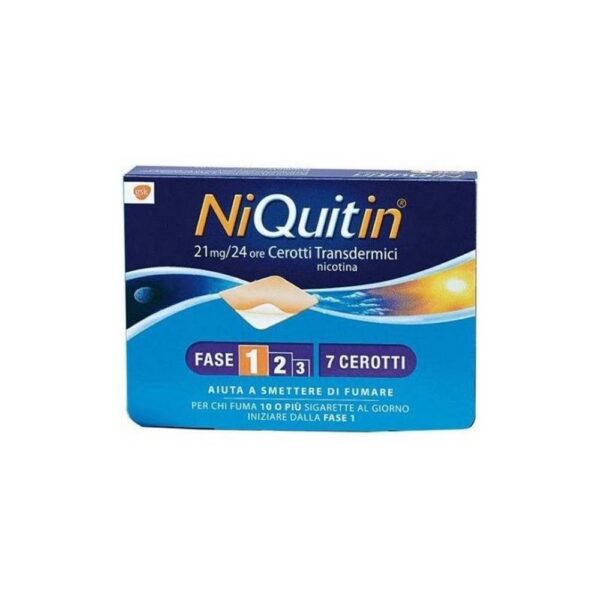 NiQuitin 21 mg / 24h Quit Smoking Transdermal Patches — 7 pcs
