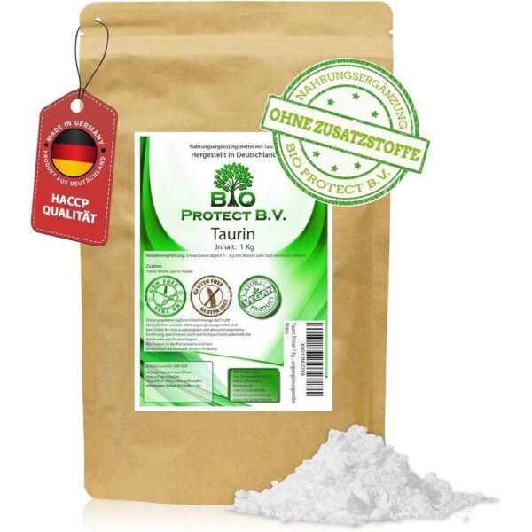 100% Pure Taurine Powder (No Additives) – 1 kg