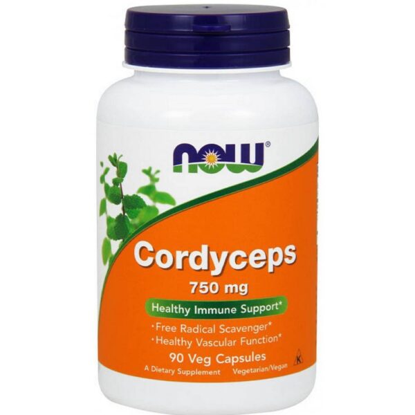 Now Foods Cordyceps 750 mg 90 Capsules